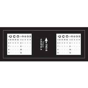 Titmus LLC Vision Screening Slide Titmus™ 20 Foot Distance Monocular Test - Each - 18088-EA