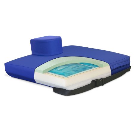 New York Orthopedic Pommel Seat Cushion APEX CORE™ 18 X 16 X 3 Inch Foam / Gel - Each - 9599-GP-181603-EA
