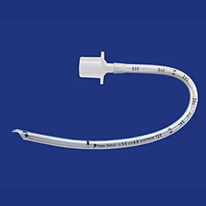 Mercury Medical Uncuffed Endotracheal Tube Parker Flex-Tip Easy Curve™ Curved 5.0 mm Pediatric Bevel - Box of 10 - ITHPFOU50-BX