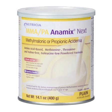 Nutricia North America Oral Supplement MMA/PA Anamix® Next Plain Flavor Powder 400 Gram Can - Case of 6 - 89472-CS