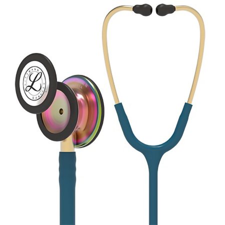 3M Classic Stethoscope 3M™ Littmann® Classic III™ Caribbean Blue 1-Tube 27 Inch Tube Double-Sided Chestpiece - Each - 5807-EA