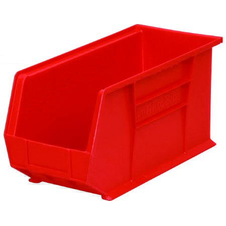 Akro-Mils Storage Bin AkroBins® Red Plastic 8-1/4 X 9 X 18 Inch - CT/6 - 30265RED-CT