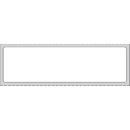 Precision Dynamics Blank Label pdc® Thermal Label White Paper 1 X 3-1/2 Inch - Roll of 1300 - THERMD24-RL