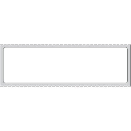 Precision Dynamics Blank Label pdc® Thermal Label White Paper 1 X 3-1/2 Inch - Case of 10400 - THERMD24-CS