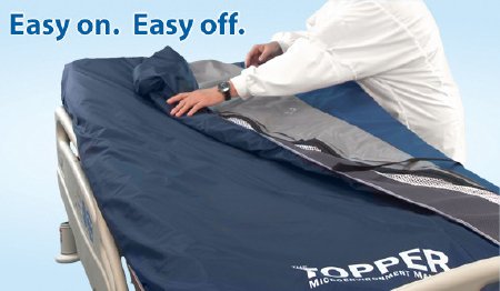 Span America Mattress Topper Coverlet The Topper 48 X 80 Inch Vapor Permeable / Bacteriostatic Fabric For MEM48 Topper Microenvironment Manager® Systems - Each - CLT-MEM48-EA