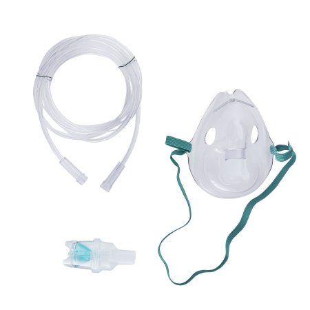 Roscoe Medical Roscoe Medical Compressor Nebulizer System Small Volume Medication Cup Universal Aerosol Mask Delivery - Case of 50 - NEB-ADLTM-CS