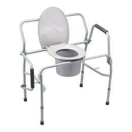 Patterson Medical Supply Commode Chair Homecraft Drop Arms 14 Inch Seat Width 500 lbs. Weight Capacity - Each - 081611110-EA