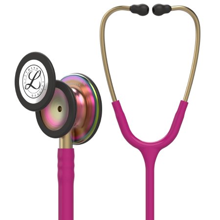 3M Classic Stethoscope 3M™ Littmann® Classic II™ Raspberry 1-Tube 27 Inch Tube Double-Sided Chestpiece - Each - 5806-EA