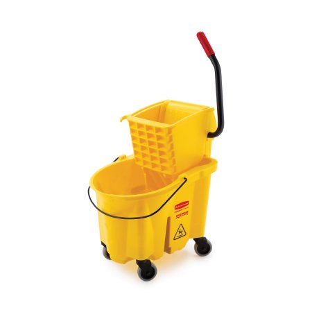 RJ Schinner Co Mop Bucket with Wringer Rubbermaid® 26 Quart Yellow - Each - FG748000YEL-EA