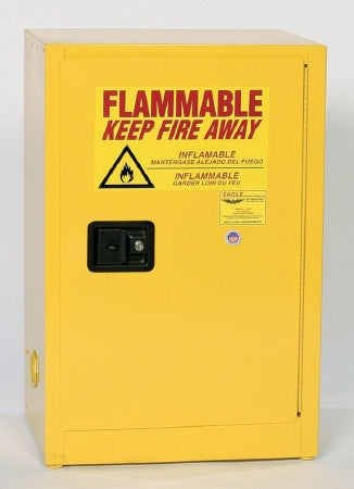 Fisher Scientific Flammable Safety Cabinet Floor Standing Steel 1 Shelf True Lock - Each - 17988397-EA