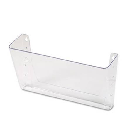 Universal® Wall Files, Letter Size, 13" x 4" x 7", Clear - Each - UNV-53692-EA