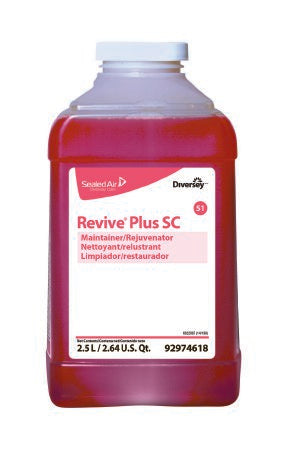 Lagasse Floor Cleaner Diversey™ Revive® Plus SC Liquid 2.5 Liter Bottle Citrus Scent Manual Pour - Case of 2 - DVS92974618-CS