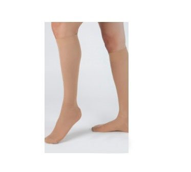 Carolon Company Compression Stocking Health Support® Knee High Size A / Regular Beige - Pair - 201112-PR
