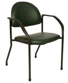 The Brewer Company Side Chair Clamshell Fixed Armrests Vinyl - Each - 1200-21-EA