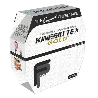 Fabrication Enterprises Kinesiology Tape Kinesio® Tex Gold™ FP Black 2 Inch X 34 Yard Cotton NonSterile - Roll of 1 - 24-4883-RL