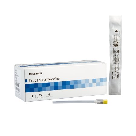 McKesson Spinal Needle McKesson 3-1/2 Inch 20 Gauge Quincke Style - Box of 25 - 4629V2-BX