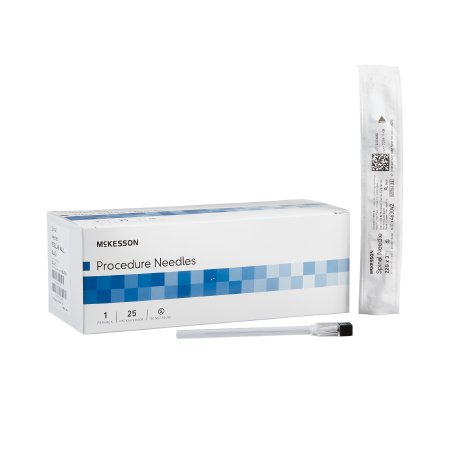 McKesson Spinal Needle McKesson 3 Inch 22 Gauge Quincke Style - Box of 25 - 4630V2-BX