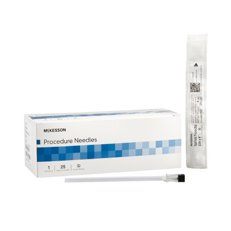 McKesson Spinal Needle McKesson 5 Inch 22 Gauge Quincke Style - Case of 100 - 4633V2-CS