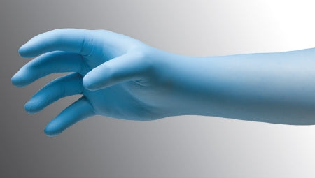 Innovative Healthcare Corp Exam Glove NitriDerm® EP X-Small NonSterile Nitrile Extended Cuff Length Fully Textured Blue Chemo Tested / Fentanyl Tested - Case of 1000 - 182050-CS