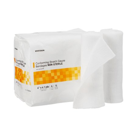 McKesson Conforming Bandage McKesson 6 Inch X 4-1/10 Yard 6 per Pack NonSterile Roll Shape - Roll of 1 - 16-014-RL