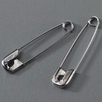 Sklar Safety Pin Number 1 Stainless Steel Sterile - Case of 100 - 96-8105-CS