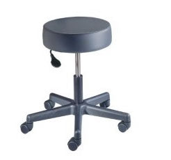 The Brewer Company Exam Stool Century Series Pneumatic Height Adjustment 5 Casters Cocoa - Each - 11001BPR51-EA