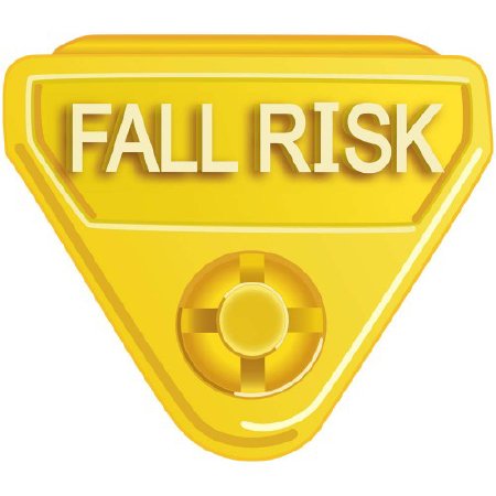 Precision Dynamics Identification Wristband IN-A_SANP® Alert Band Permanent Snap Fall Risk - Pack of 250 - WBCLASP-FR3-PK