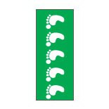 Steris Blank Label Tape Key Surgical® Instructional Label Green / White Vinyl 1/4 Inch - Each - T71303-EA