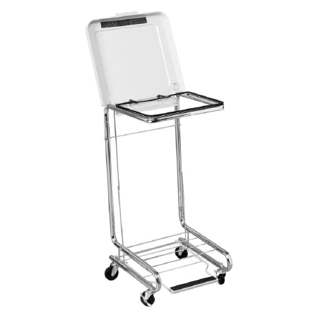 Alimed Hamper Stand Brewer Square Opening Foot Pedal Tilt-Top Lid - Each - 930436-EA