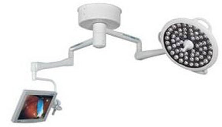 Symmetry Surgical Surgical Light System Two Dual Ceiling Mount / Monitor LED 240 Watt White - Each - XLDS-S2MA-EA