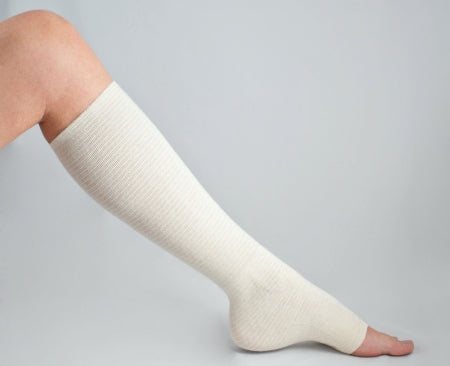 Patterson Medical Supply Elastic Tubular Support Bandage tg® shape 13.7 to 15.2 Inch Circumference Full Leg Pull On Natural NonSterile Medium Standard Compression - Pack of 10 - A93831-PK