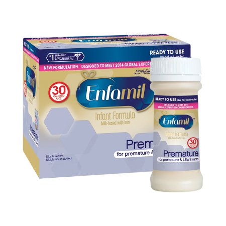 Mead Johnson Infant Formula Nutramigen™ with Enflora LGG® 2 oz. Nursette Bottle Liquid Milk-Based Premature - Case of 48 - 156501-CS