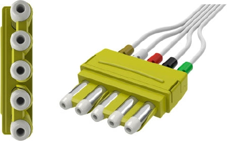 3M Leadwire 50 Inch, Universal, 5-Leads, With Combiner - Case of 25 - YMDLW5P-CS