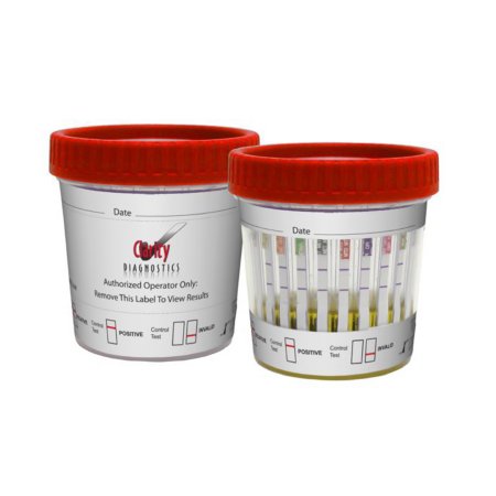 Clarity Diagnostics Drugs of Abuse Test Kit Clarity® AMP, BAR, BUP, BZO, COC, mAMP/MET, MDMA, MTD, OPI, OXY, PCP, THC 25 Tests CLIA Waived - Box of 25 - CD-CDOA-6124-BX