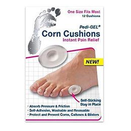 Pedifix Corn Pad Pedi-GEL® One Size Fits Most Adhesive Foot - Pack of 12 - P8206-PK