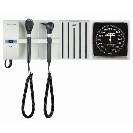 American Diagnostic Corp Ophthalmoscope / Otoscope Diagnostic Set Adstation™ 3.5 Volt - Each - 5610L-37-EA