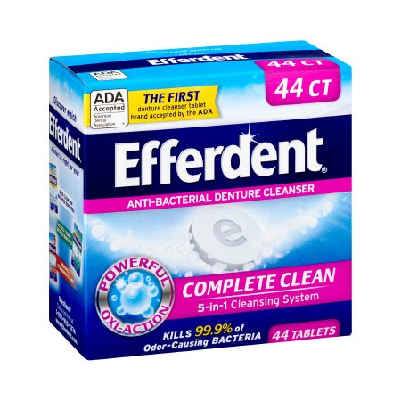 Med-Tech Products Denture Cleaner Efferdent® - Box of 44 - 81483201586-BX