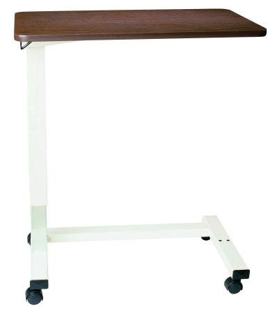 Drive Medical Overbed Table Non-Tilt Pneumatic Handle 27 to 42 Inch Height Range - Case of 1 - 16008-UCEO-CS