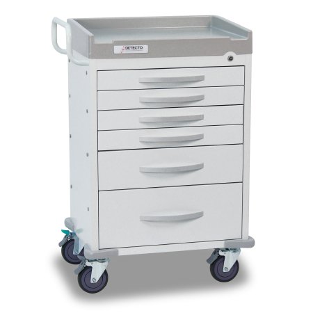 Detecto Scale General Purpose Cart Detecto® Rescue Series Aluminum 22 X 28 X 42 Inch White - Each - RC333369WHT-EA