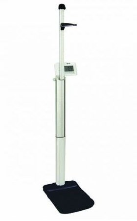 Tanita Column Scale with Height Rod Tanita® Digital Display 660 lbs. / 300 kg Capacity Black / White AC Adapter / Battery Operated - Each - WB-800HPLUS-EA