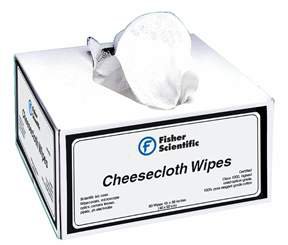 Fisher Scientific Cleaning Cloth Fisher Scientific™ Medium Duty White NonSterile Cotton 18 X 36 Inch Disposable - Pack of 120 - S04824-PK