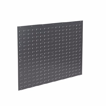 Akro-Mils Louvered Panel 34-1/8 X 52 Inch, 750 lbs., Grey, 16 Gauge Cold-rolled Steel, Single-Sided, Wall Mount - Each - 30655GY-EA