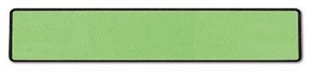 Carstens Blank Label Wide-Trak™ Instructional Label Green Autoclavable 1 X 5-3/8 Inch - Roll of 1 - 8800-02-RL