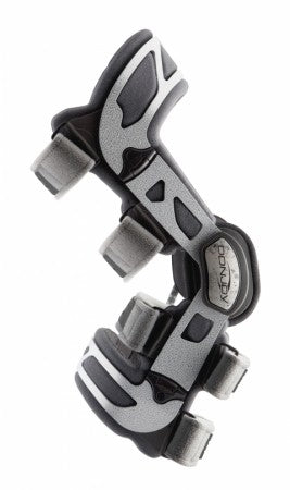 DJO Knee Brace OA Nano™ Lateral X-Small D-Ring / Hook and Loop Strap Closure 13 to 15-1/2 Inch Thigh Circumference / 12 to 13 Inch Knee Circumference / 10 to 12 Inch Calf Circumference Left Knee - Each - 11-1217-1-EA