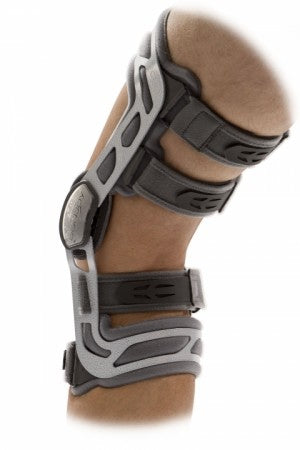 DJO Knee Brace OA Nano™ Lateral 2X-Large D-Ring / Hook and Loop Strap Closure 26-1/2 to 29-1/2 Inch Thigh Circumference / 19 to 21 Inch Knee Circumference / 20 to 22 Inch Calf Circumference Left Knee - Each - 11-1217-6-EA