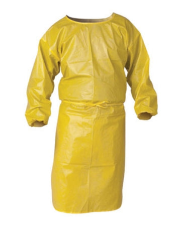 Kimberly Clark Protective Procedure Gown Kleenguard™ A70 One Size Fits Most Yellow NonSterile Not Rated Disposable - Case of 25 - 09830-CS