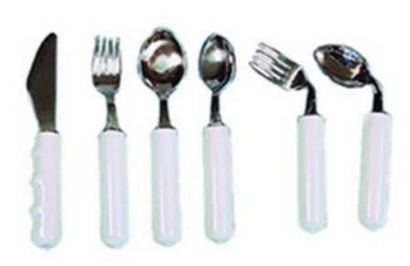 Fabrication Enterprises Fork Weighted Silver / White - Each - 61-0036R-EA
