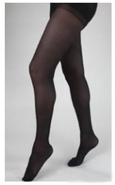 Carolon Company Compression Stocking Health Support® Thigh High Size A / Regular Black Closed Toe - CT/10 - 211104-CT