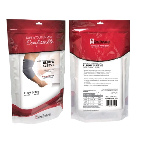 Core Products Elbow Support Swede-O® Small Gray - Each - BRE-6520-GR-SML-EA