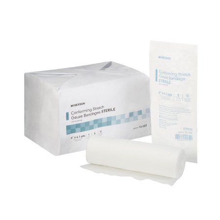 McKesson Conforming Bandage McKesson 6 Inch X 4-1/10 Yard 1 per Pack Sterile Roll Shape - Roll of 1 - 16-020-RL